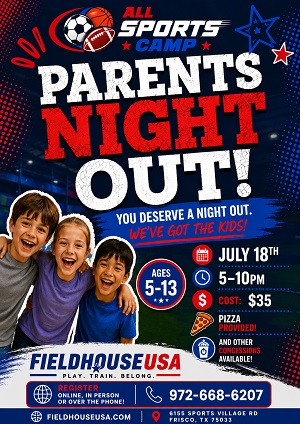 Picture of 2026 SU Parents Night Out July 18th